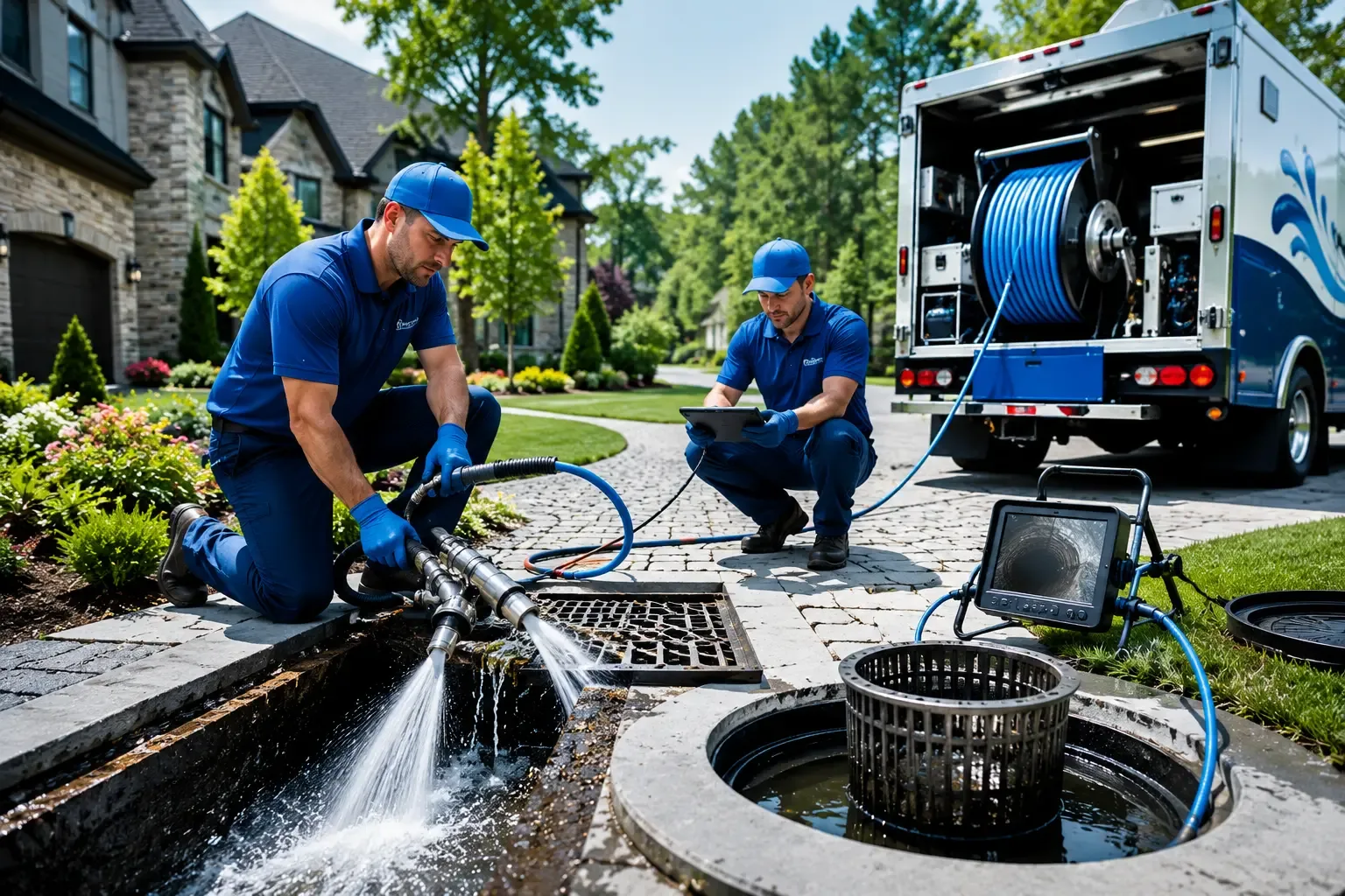 Local outdoor drain cleaning professionals in Evansville, MN